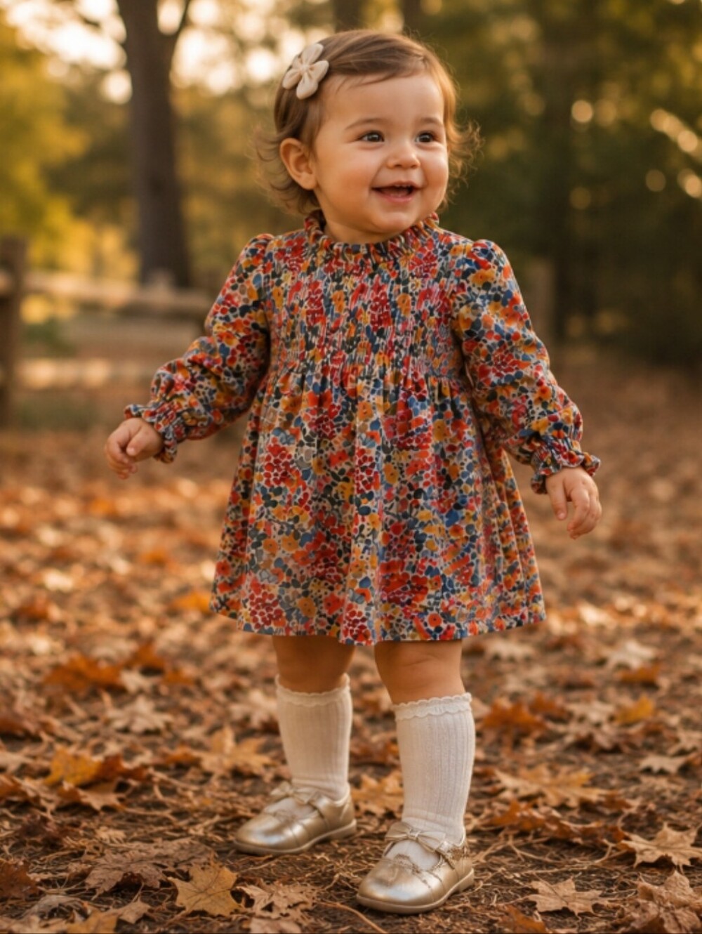 Mayoral Floral Patterned Dress | 12M